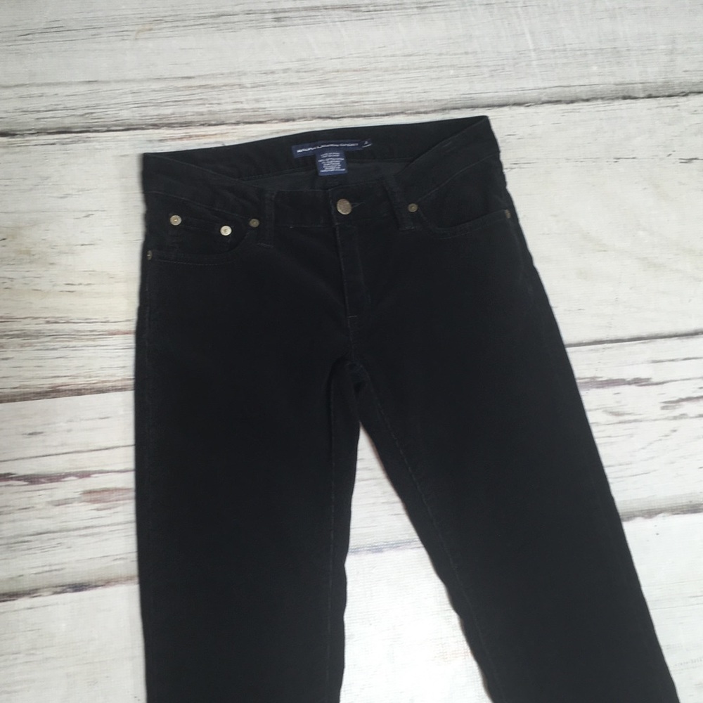 Ralph Lauren Sport Jeans Pants 4 Black Skinny Denim Dark Bottoms Great Condition